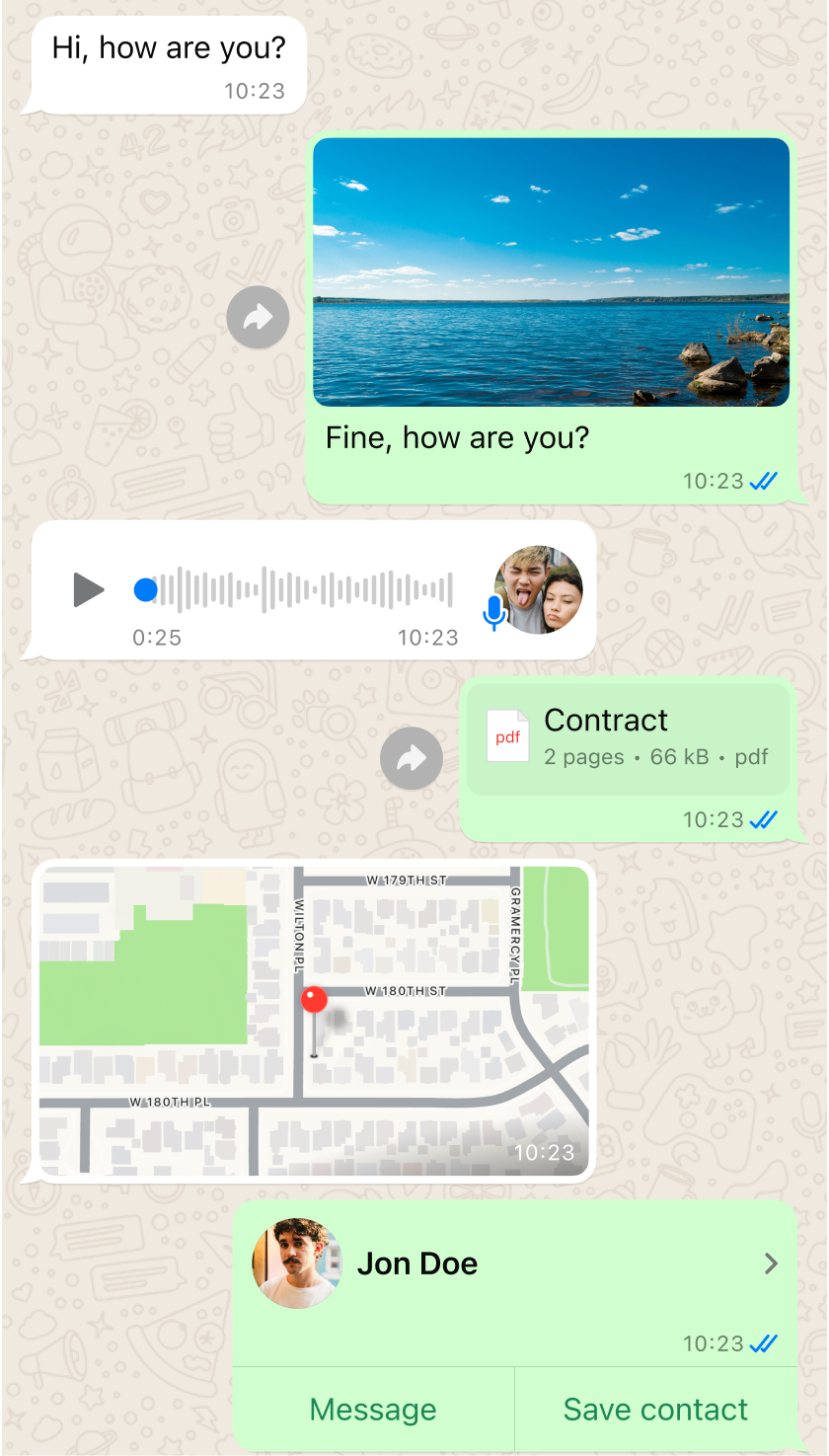 WhatsApp integration illustration